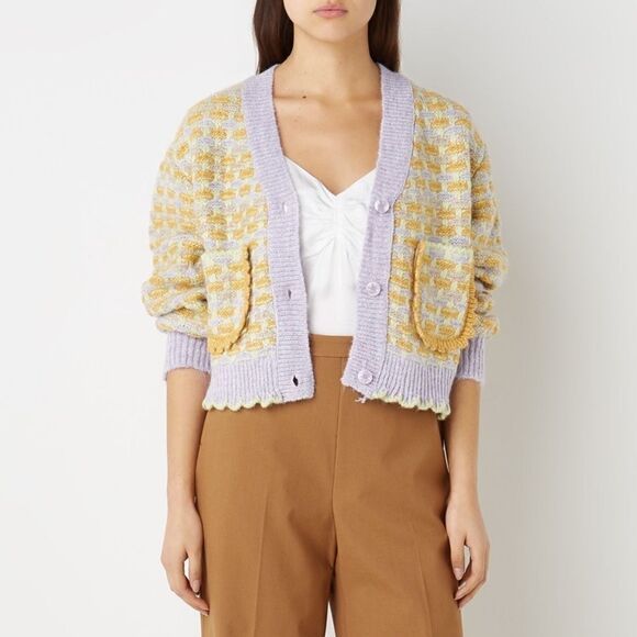 Mango Patch Pocket Cardigan New Pastel - Picture 5 of 5